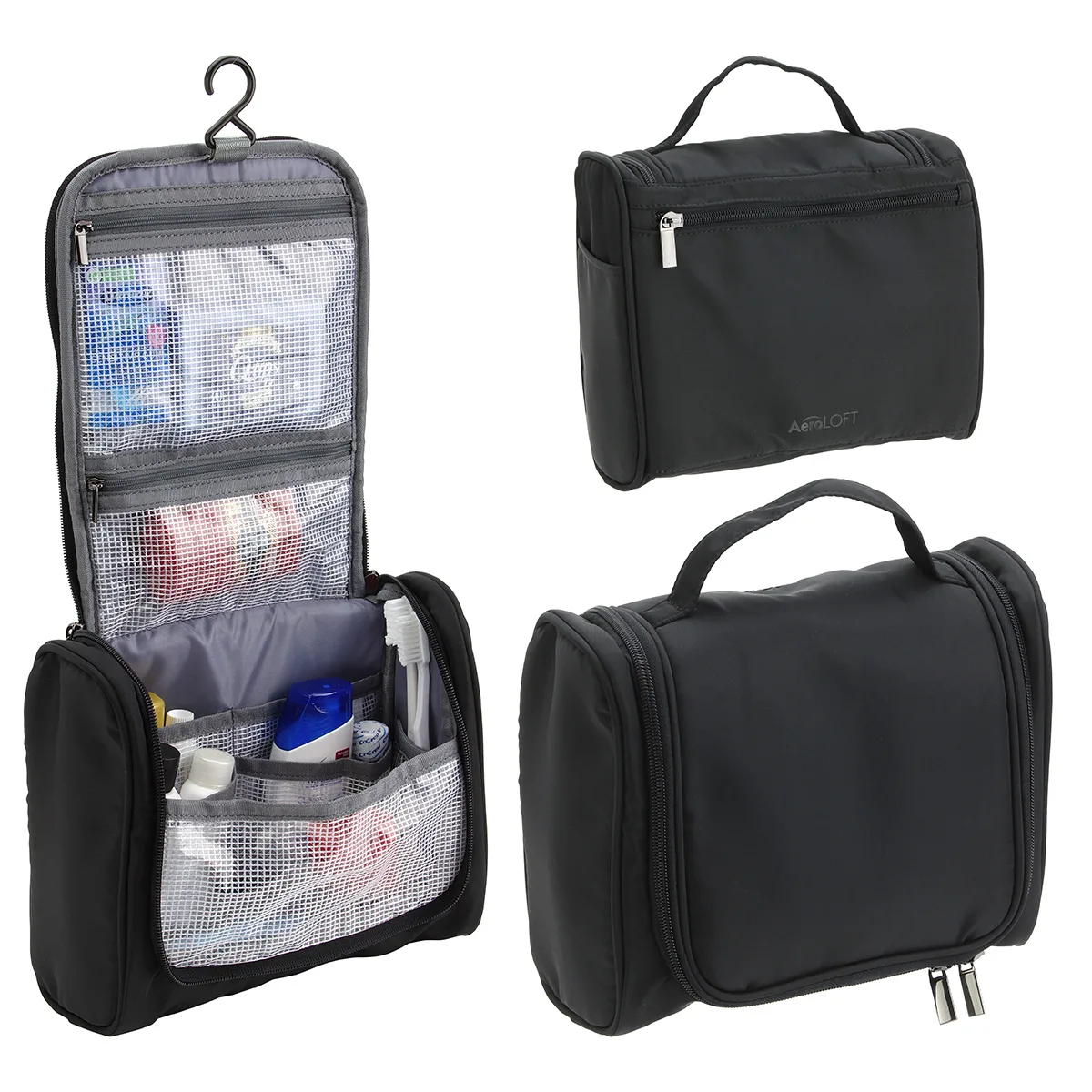 AeroLOFT® Jet Black Toiletry Kit view 2