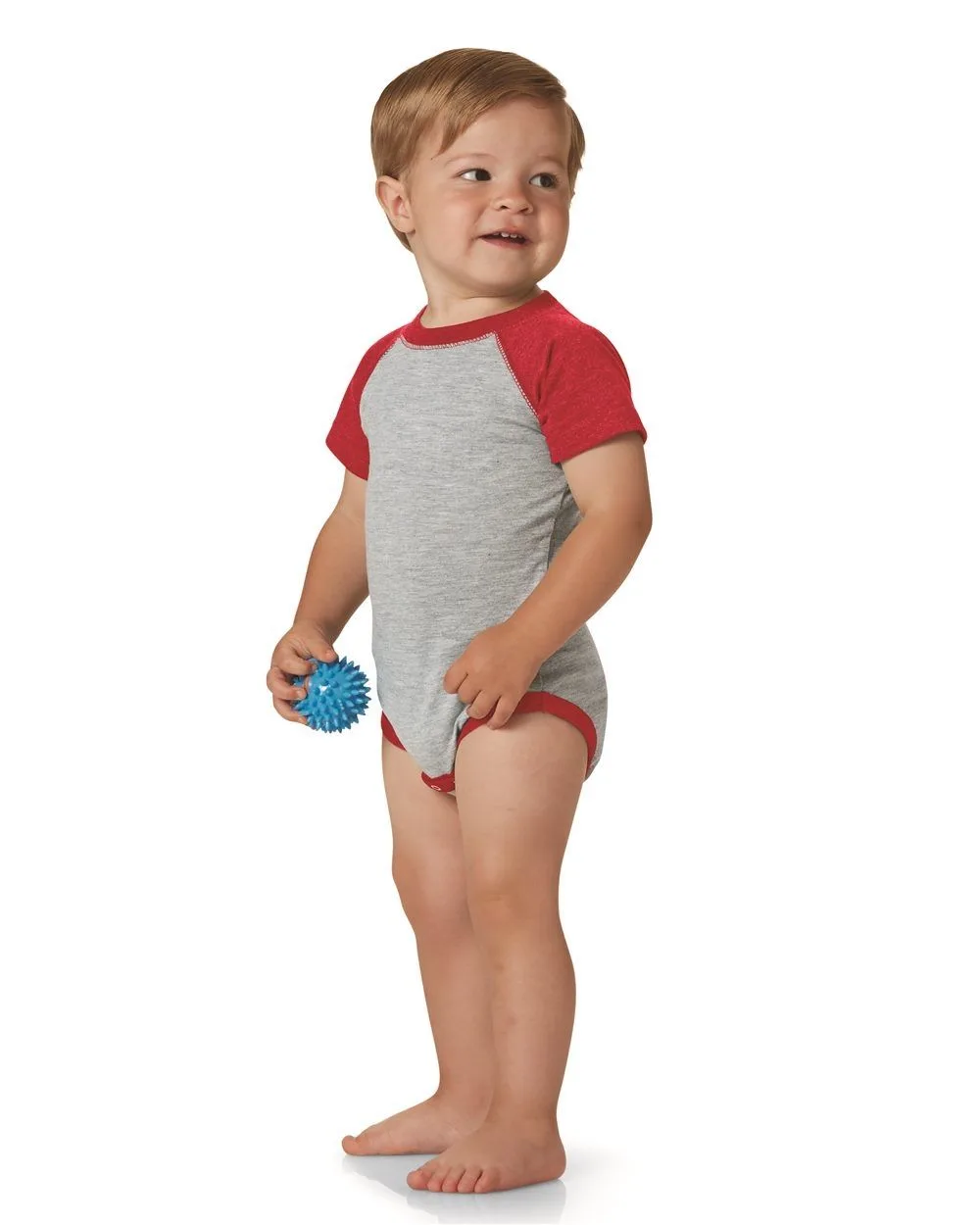 Rabbit Skins Infant Baseball Fine Jersey Bodysuit