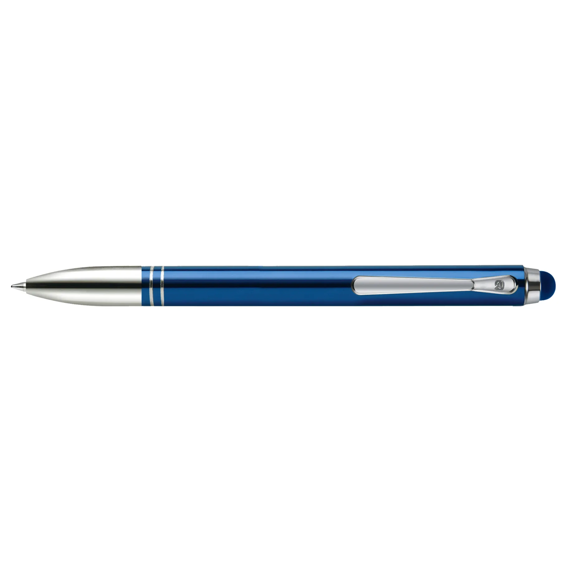 Blue/Silver Blank Front View