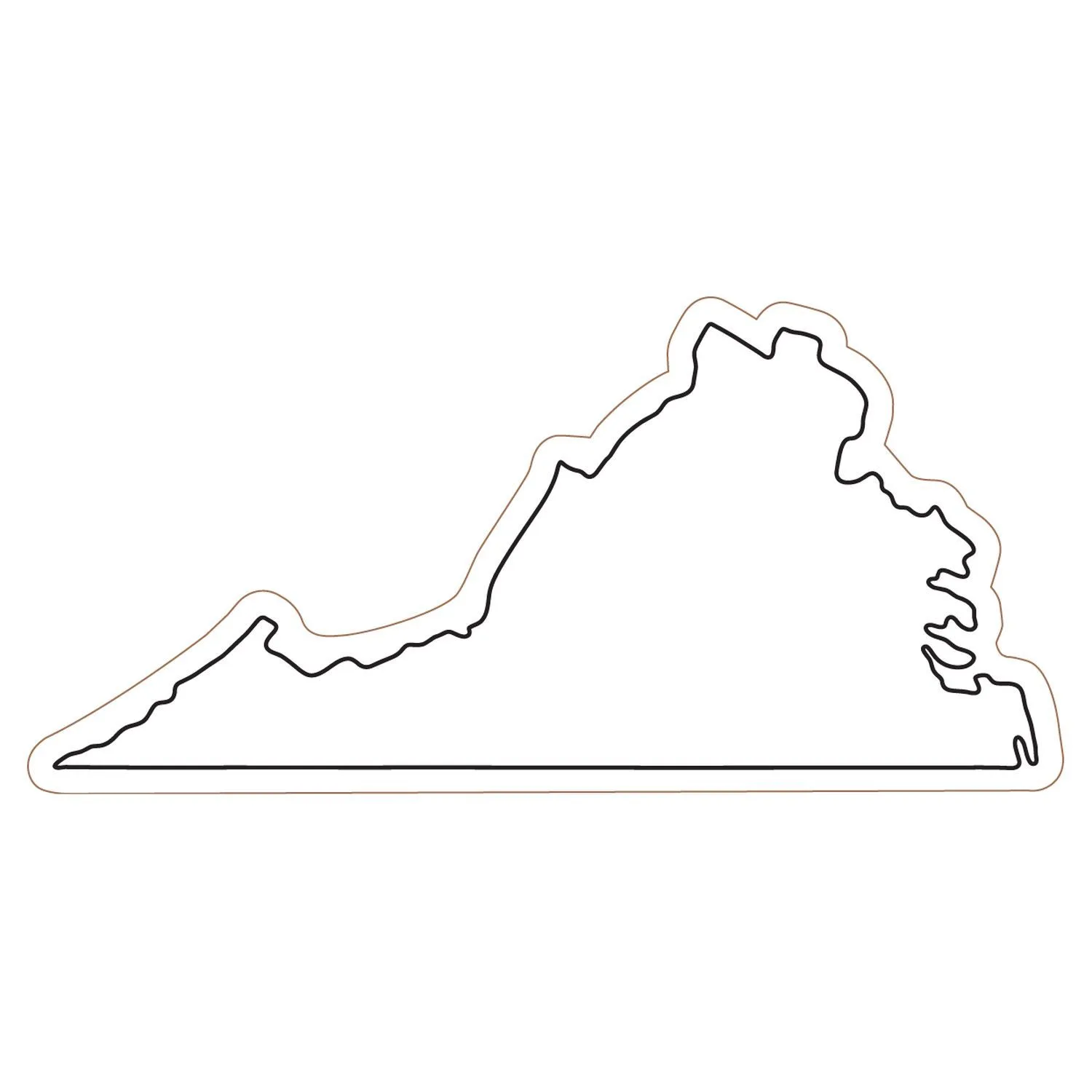 Virginia State Magnet view 2