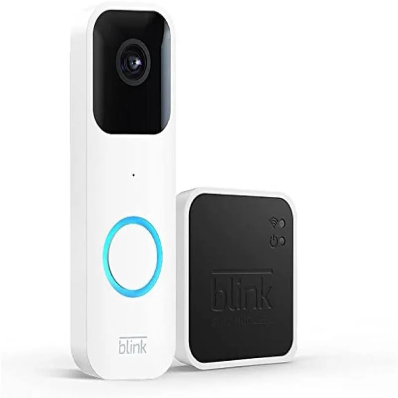 Amazon Blink Video Doorbell + Sync Module 2 - (White)