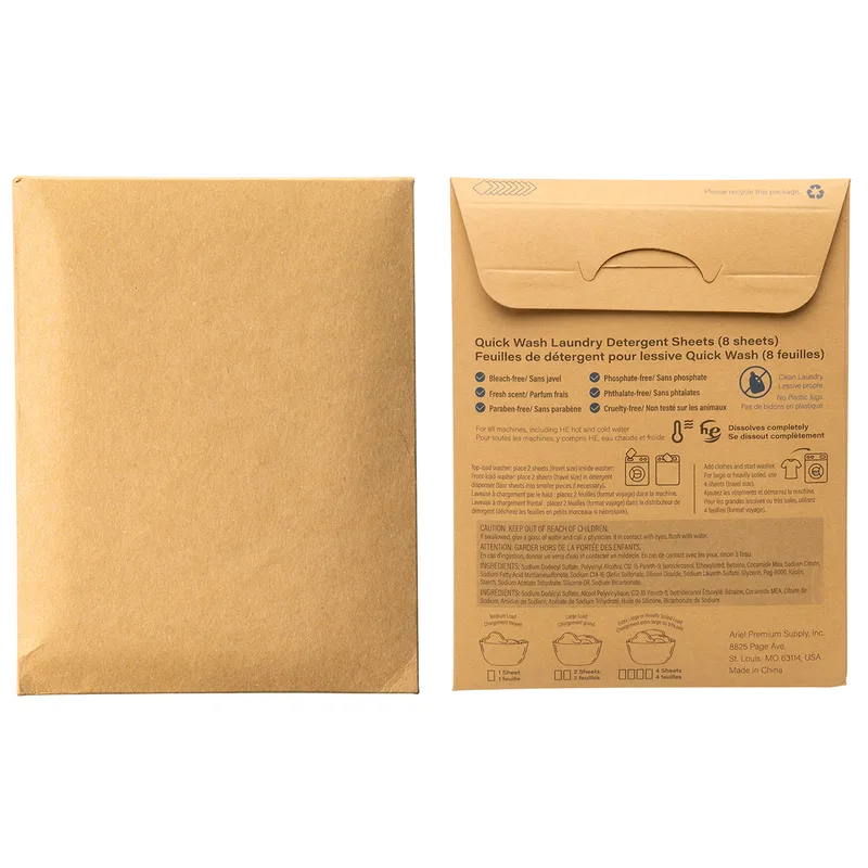 Quick Wash Laundry Detergent Sheets view 2
