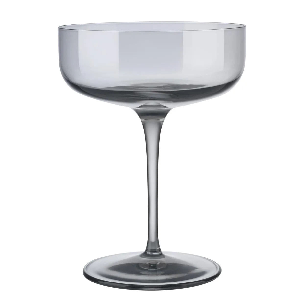 Blomus Fuum Smoke Champagne Saucer Glasses - Set Of 4
