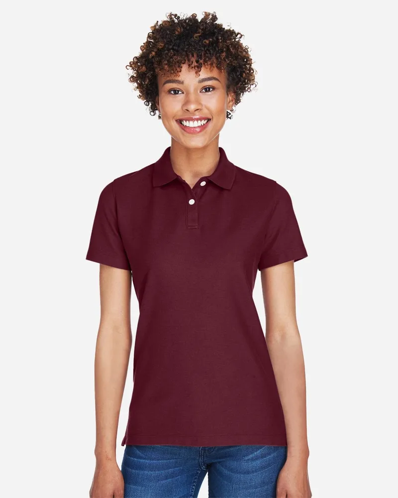 Devon and Jones® Women's DRYTEC20™ Performance Short Sleeve Polo Shirt view 2