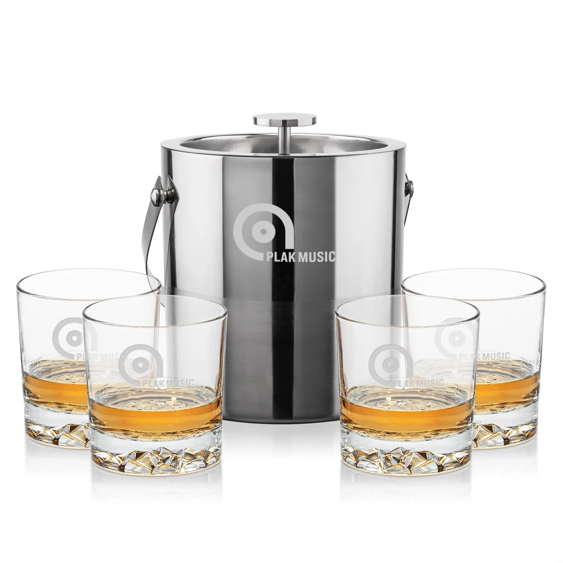 Catania Bucket Set, Laser Engraving, Set of 5