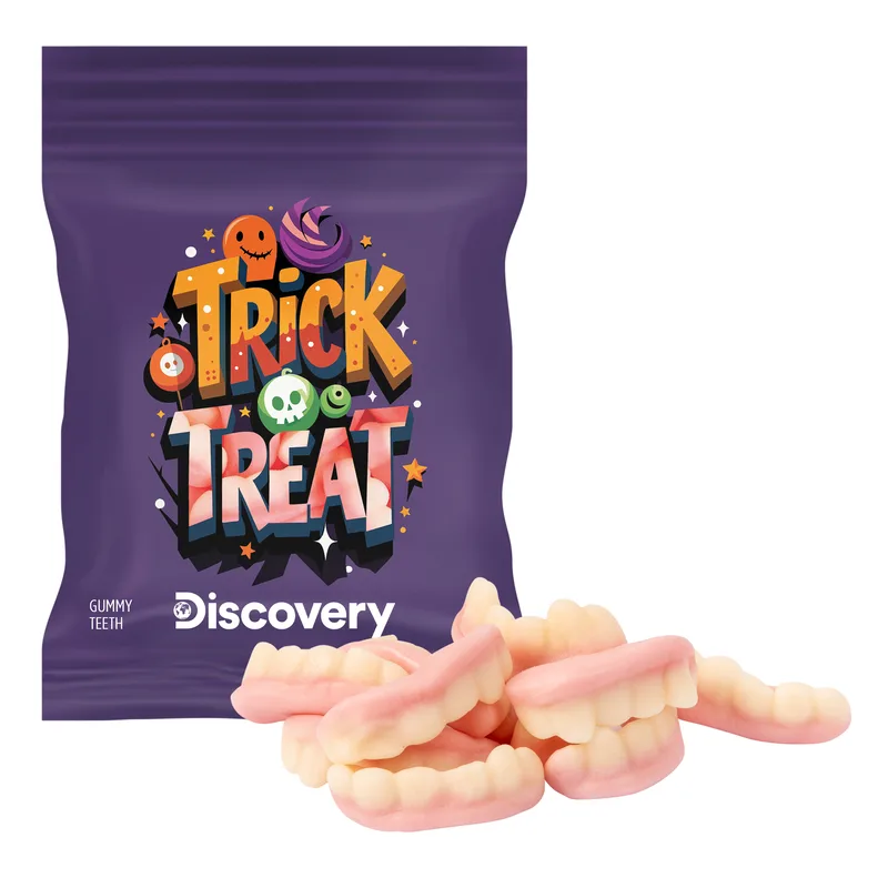 Clever Candy 2oz. Full Color DigiBag™ with Gummy Teeth