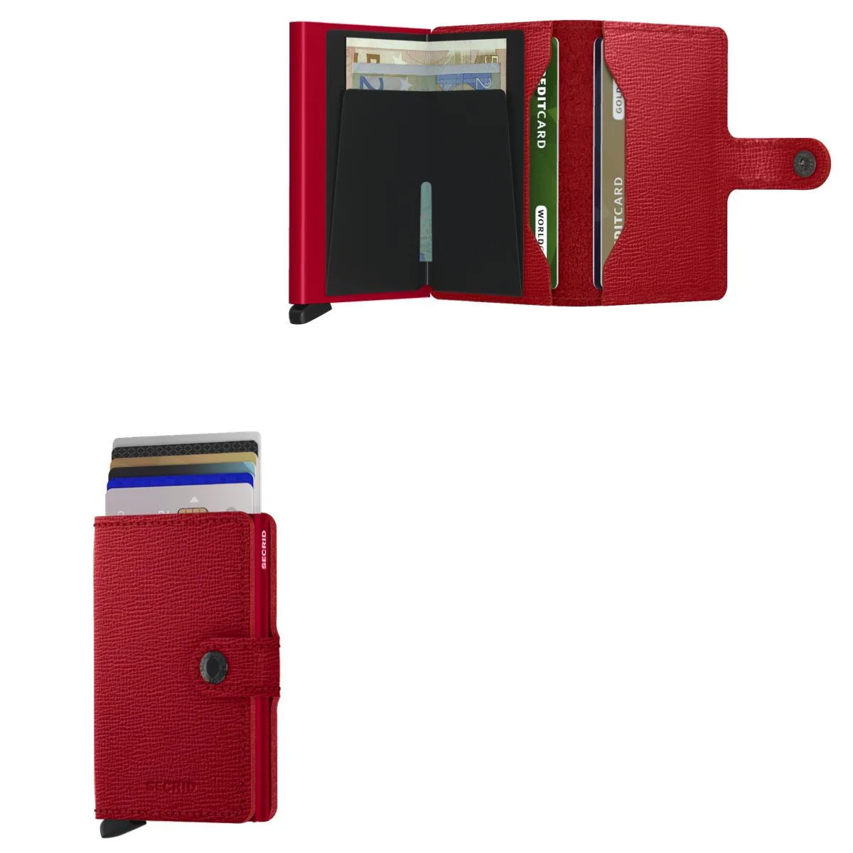 Secrid Miniwallet Crisple - Lipstick Red