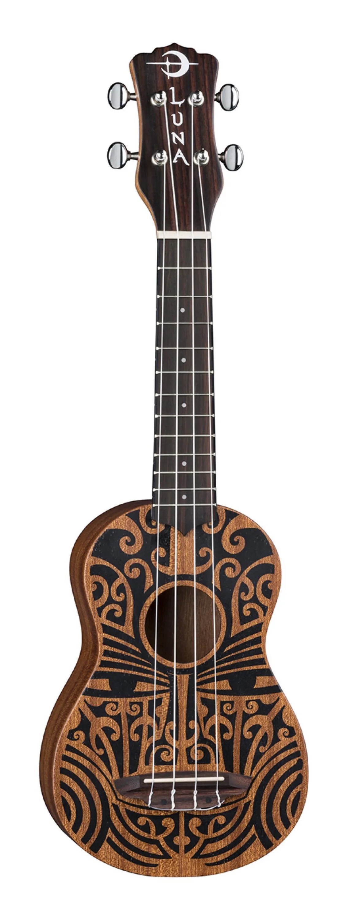 Luna Tribal Soprano Mahogany Acoustic Ukulele