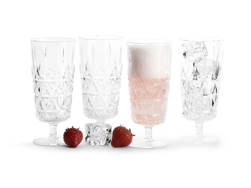 Sagaform Picnic Outdoor Dinnerware Collection Champagne Glass, Set Of 4