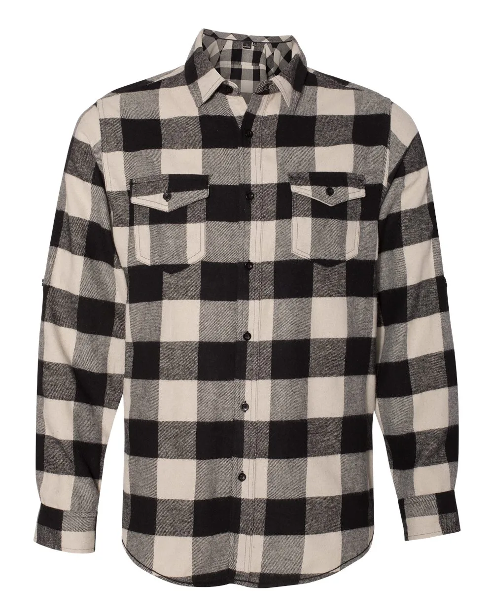 Burnside® Yarn Dyed Long Sleeve Flannel Shirt view 6