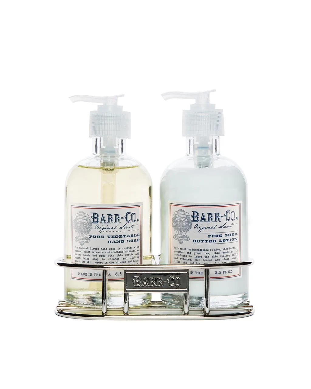 K.Hall Studio Barr-Co. Lotion/Soap Caddy Duo - Original Scent 8 Oz