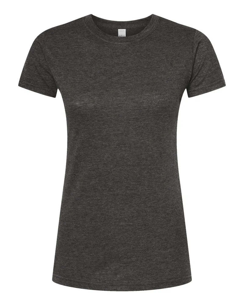 Tultex® Women's Poly-Rich Slim Fit Short Sleeve T-Shirt view 6