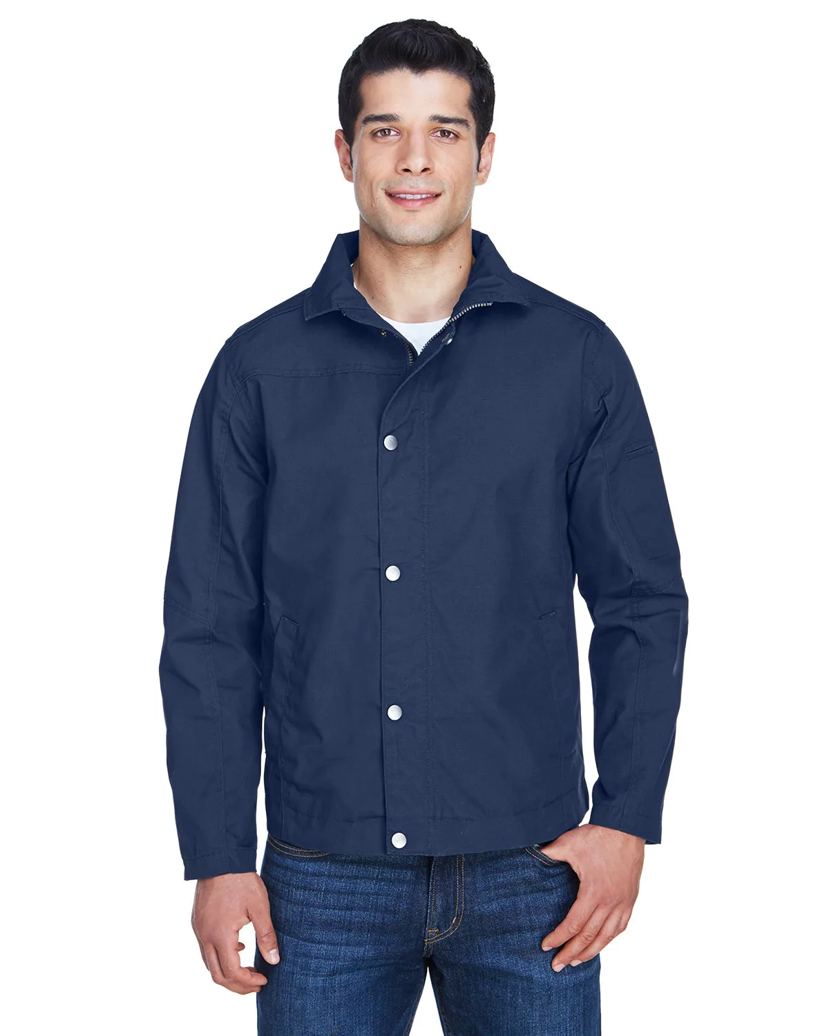 Harriton Men's Auxiliary Canvas Work Jacket view 3