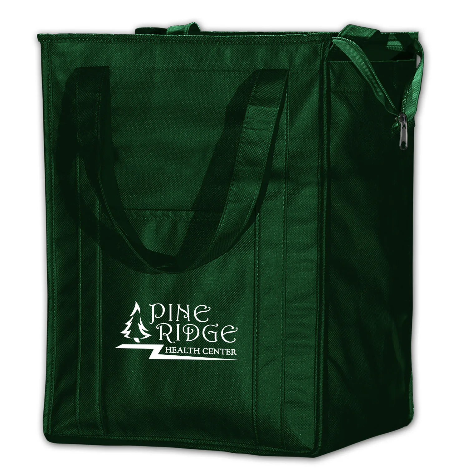 Insulated Polytex Tote W/Zipper view 5