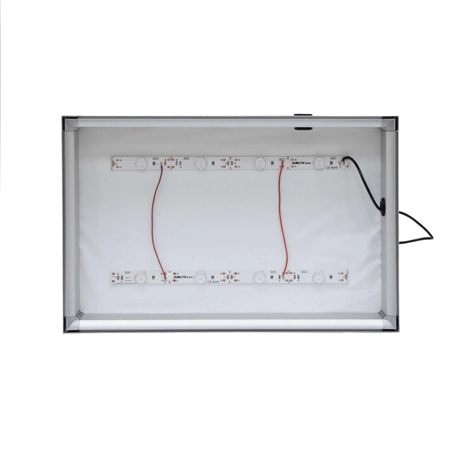 11" x 17" Standard SEG Glo Wall Mount Hardware view 2
