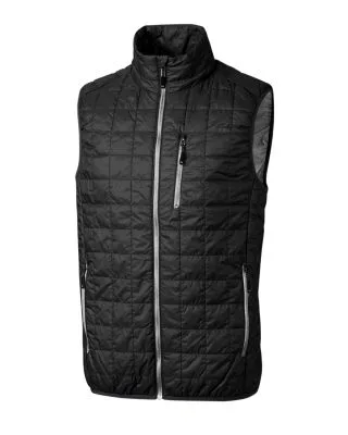 Cutter & Buck Rainier PrimaLoft? Mens Big and Tall Eco Insulated Full Zip Puffer Vest view 5