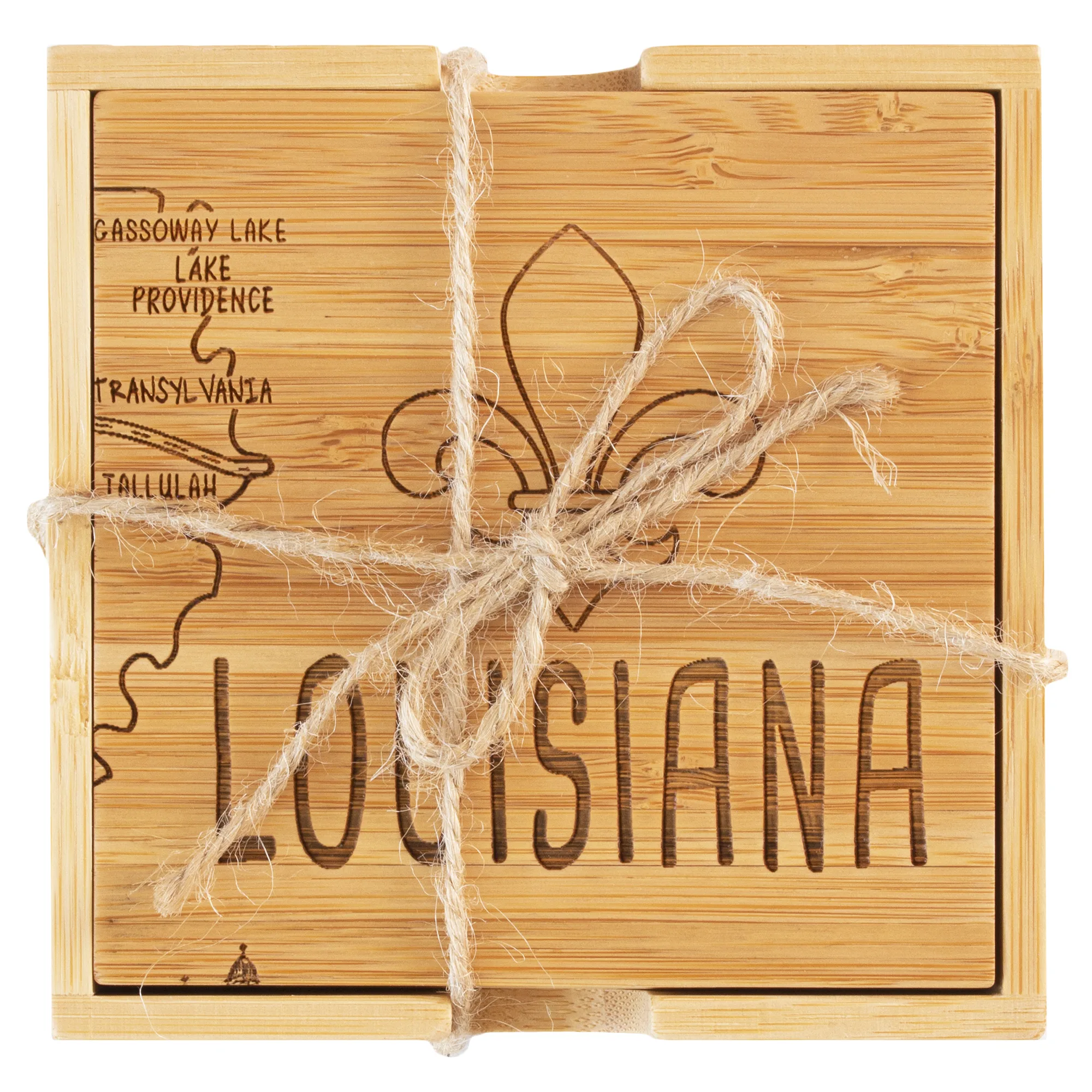 Louisiana Puzzle Coaster Set view 3
