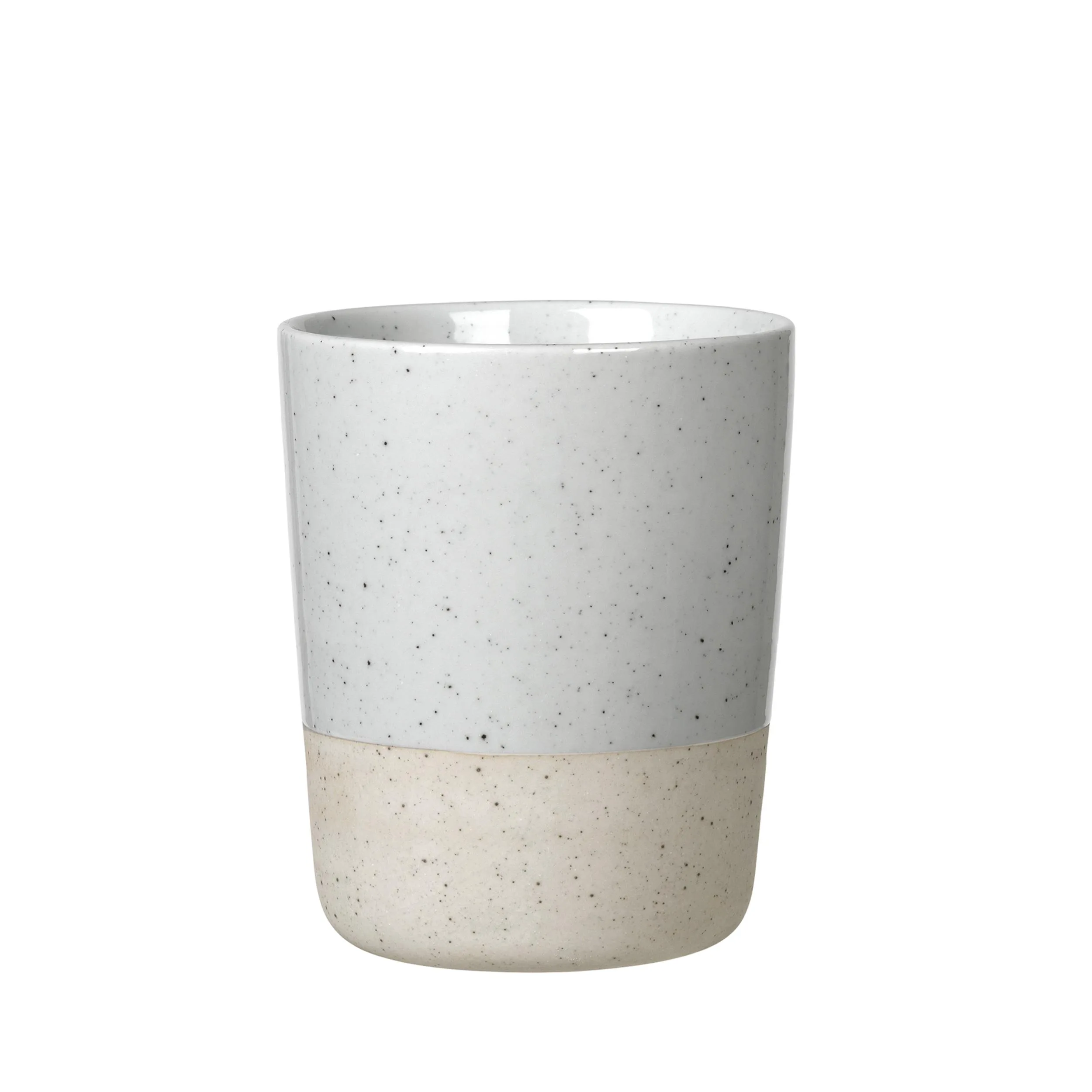 Blomus Sablo - Ceramic Stoneware Thermo Mug Set Of 2 - Cloud White