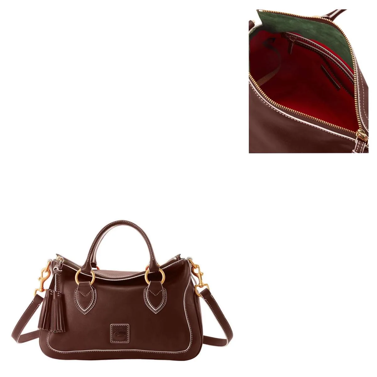 Dooney & Bourke Florentine Chestnut Medium Satchel