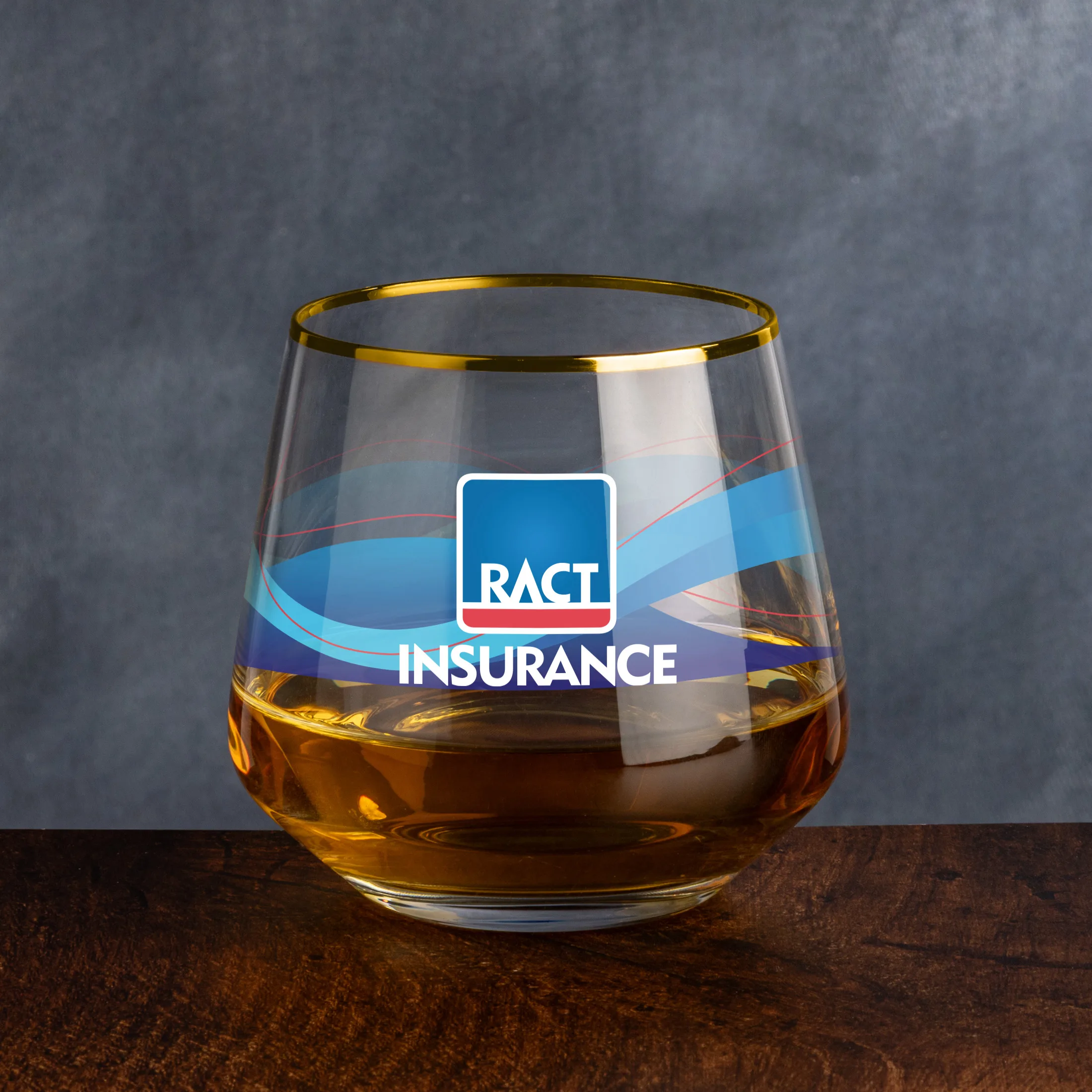 Glass Only, VividPrint™ Full Wrap, Gold, 11 oz