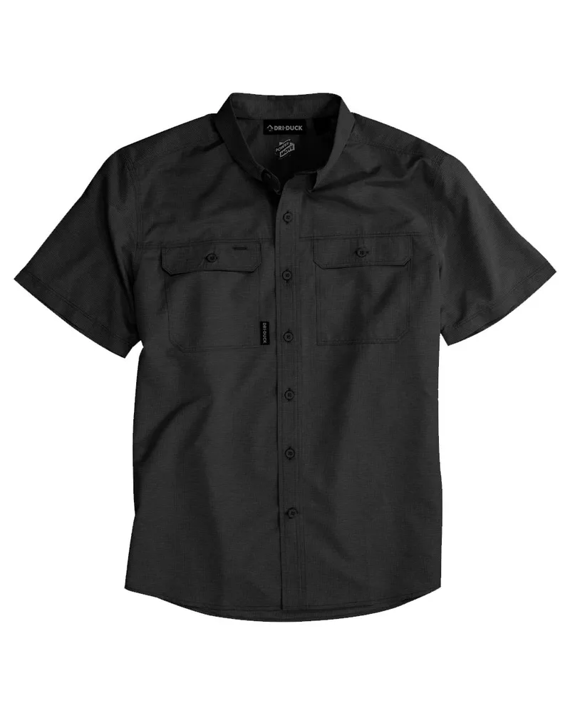 DRI DUCK® Men's Crossroad Woven Short Sleeve Shirt view 2
