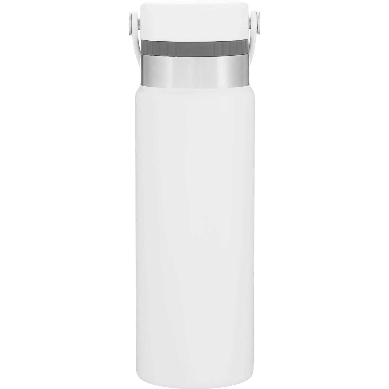 25 oz h2go Realm Water Bottle (Matte White) view 2