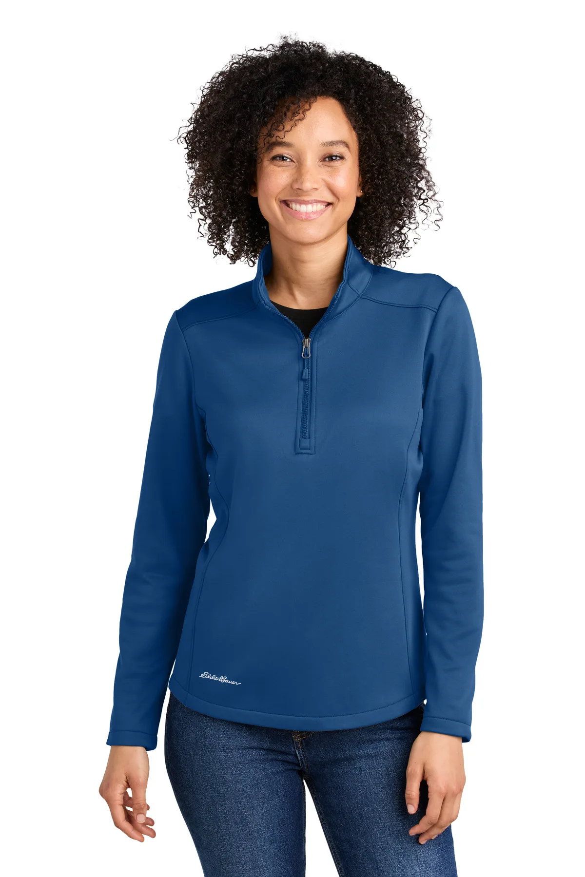 Eddie Bauer® Women's Smooth Mid Layer Fleece 1/2-Zip view 2