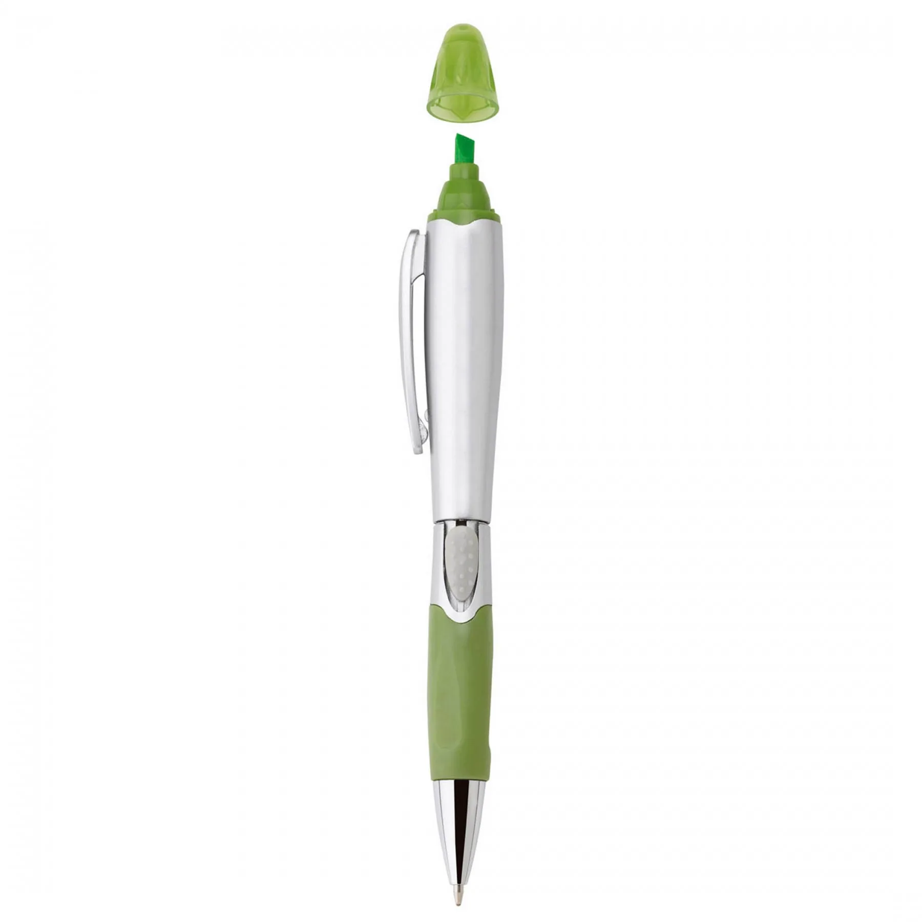 Silver Blossom Ballpoint Pen/Highlighter view 2