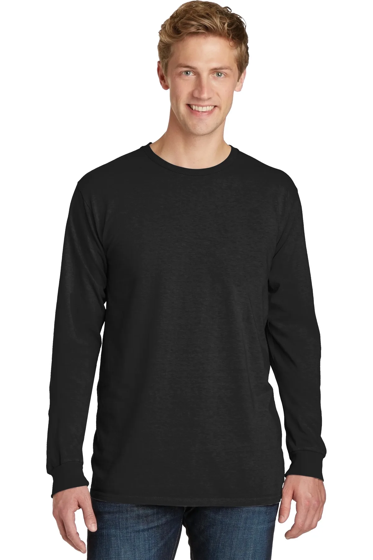 Port & Co™ Beach Wash® Garment-Dyed Long Sleeve Tee