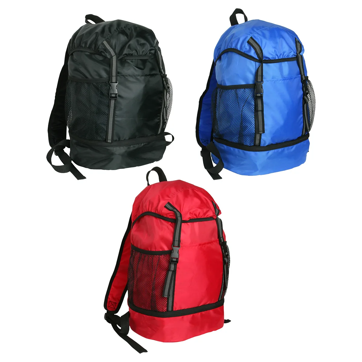 Trail Loop Polyester Drawstring Backpack view 2
