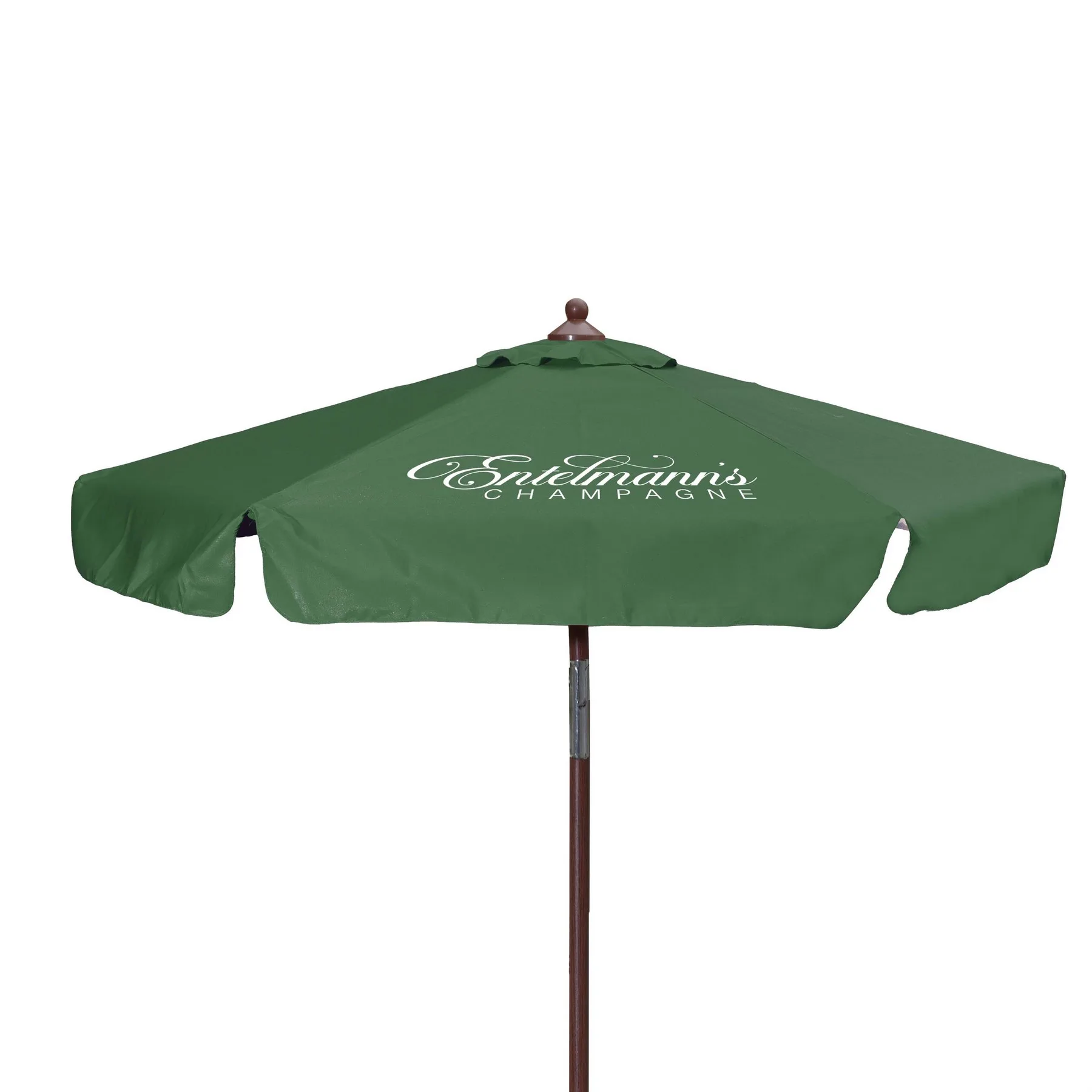 7' Wood Look Tilting Market Umbrella Kit With Valance 1 Imp view 6