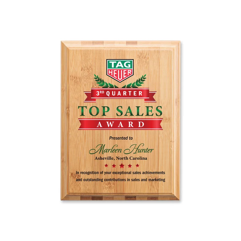 Bamboo Plaque
