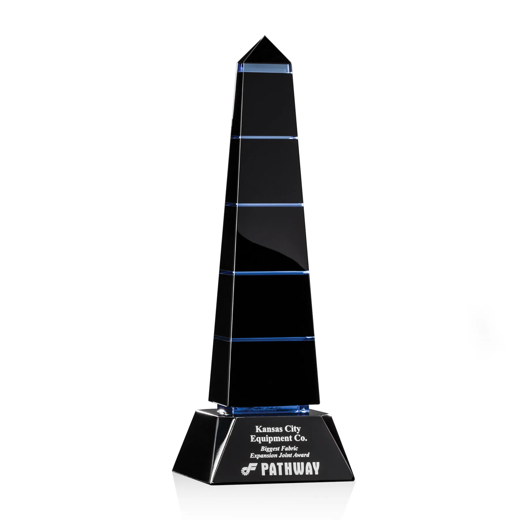Obelisk, Black, Blue