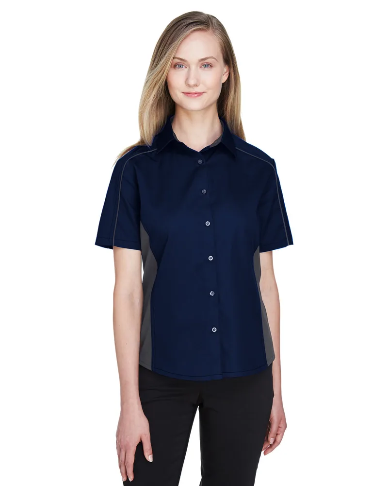 NORTH END Ladies' Fuse Colorblock Twill Shirt