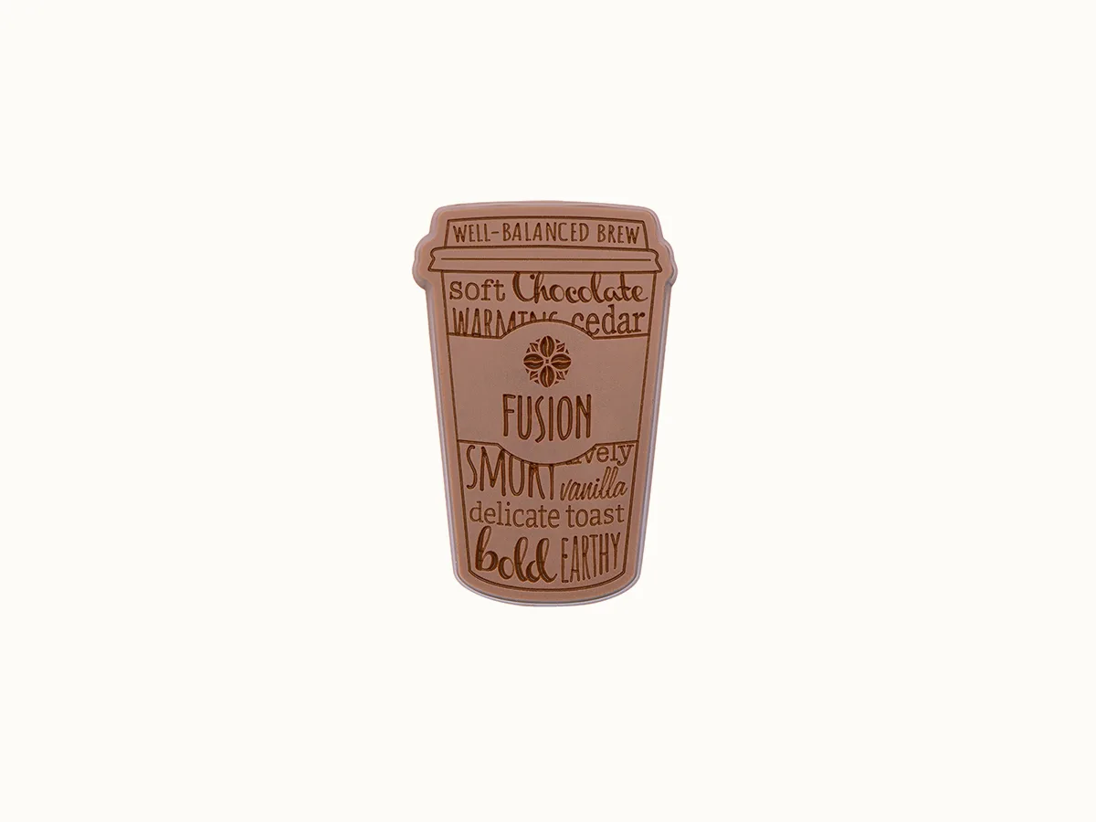 2" x 3" Custom Decorated Chocolate Shape with Clear Packaging view 3