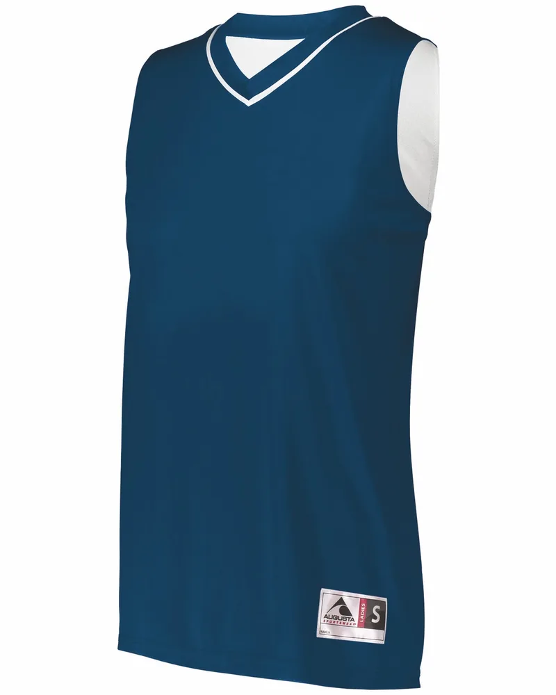 Augusta Ladies' Reversible Two-Color Sleeveless Jersey view 3