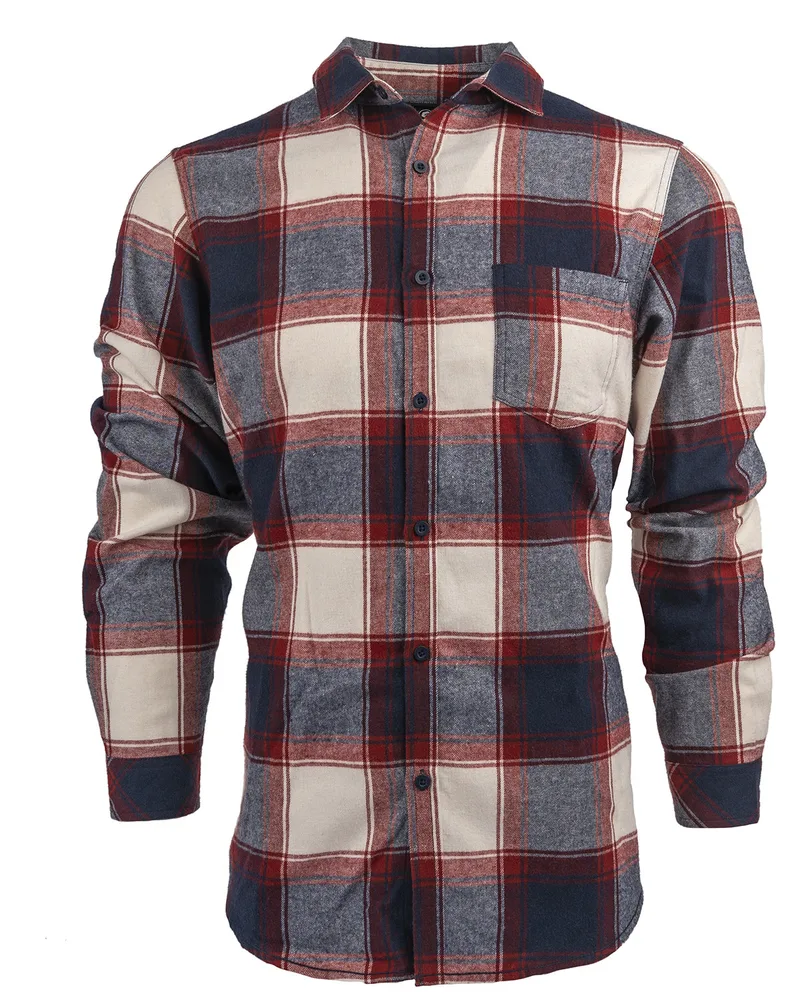 Burnside Woven Plaid Flannel With Biased Pocket view 4