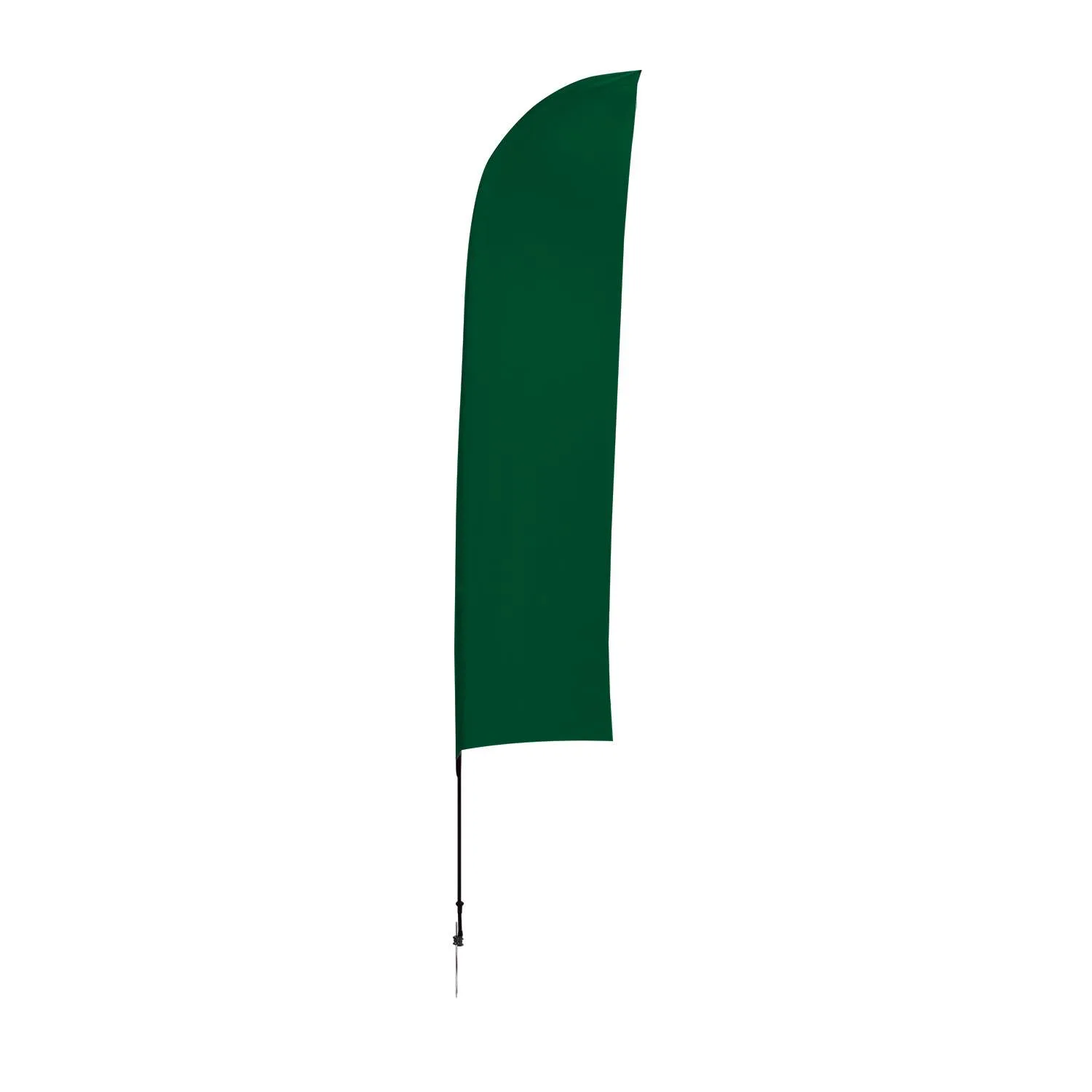10.5' Solid-Color Blade Sail Sign Flag, 1-Sided, Scissor view 4
