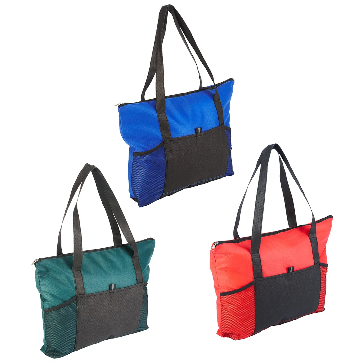 Feather Flight Non-Woven Zipper Tote Bag view 2