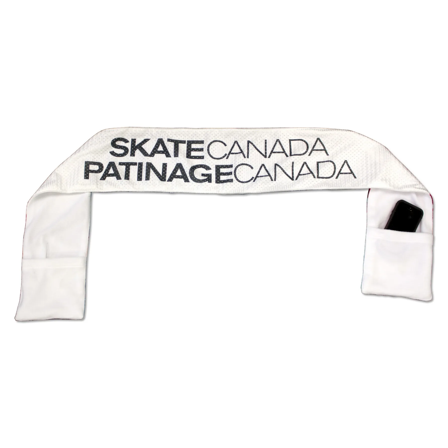 Jersey Mesh Scarf w/ Pockets