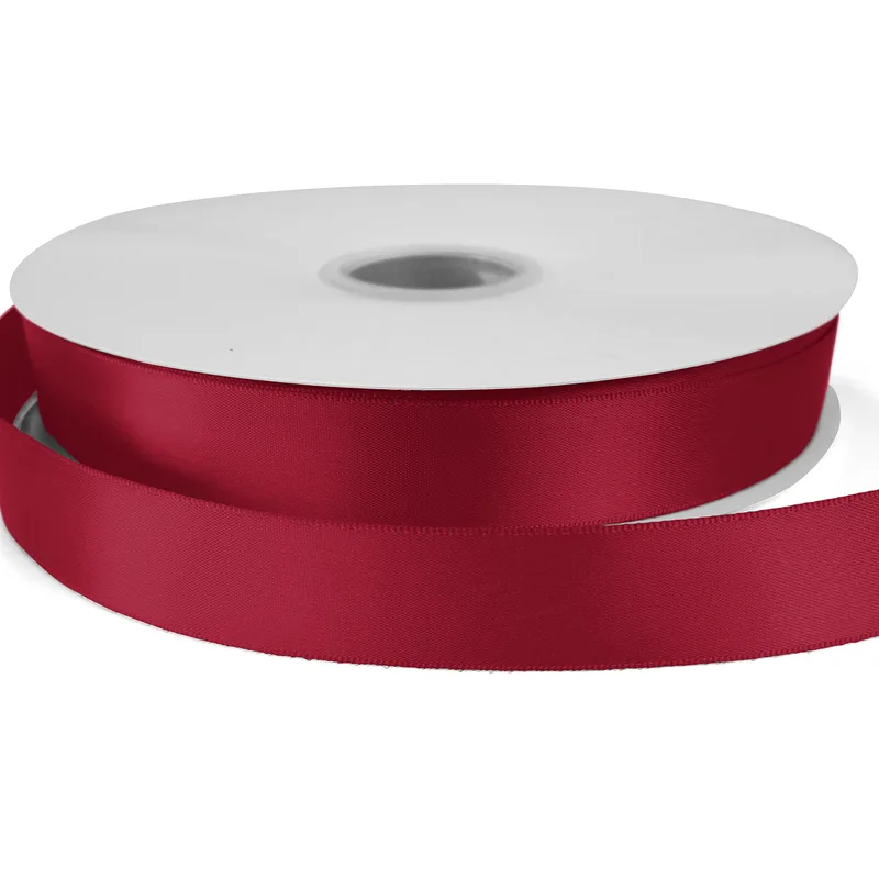 7/8" Bridal Satin Ribbon - 50yrd roll - Foil Print view 2