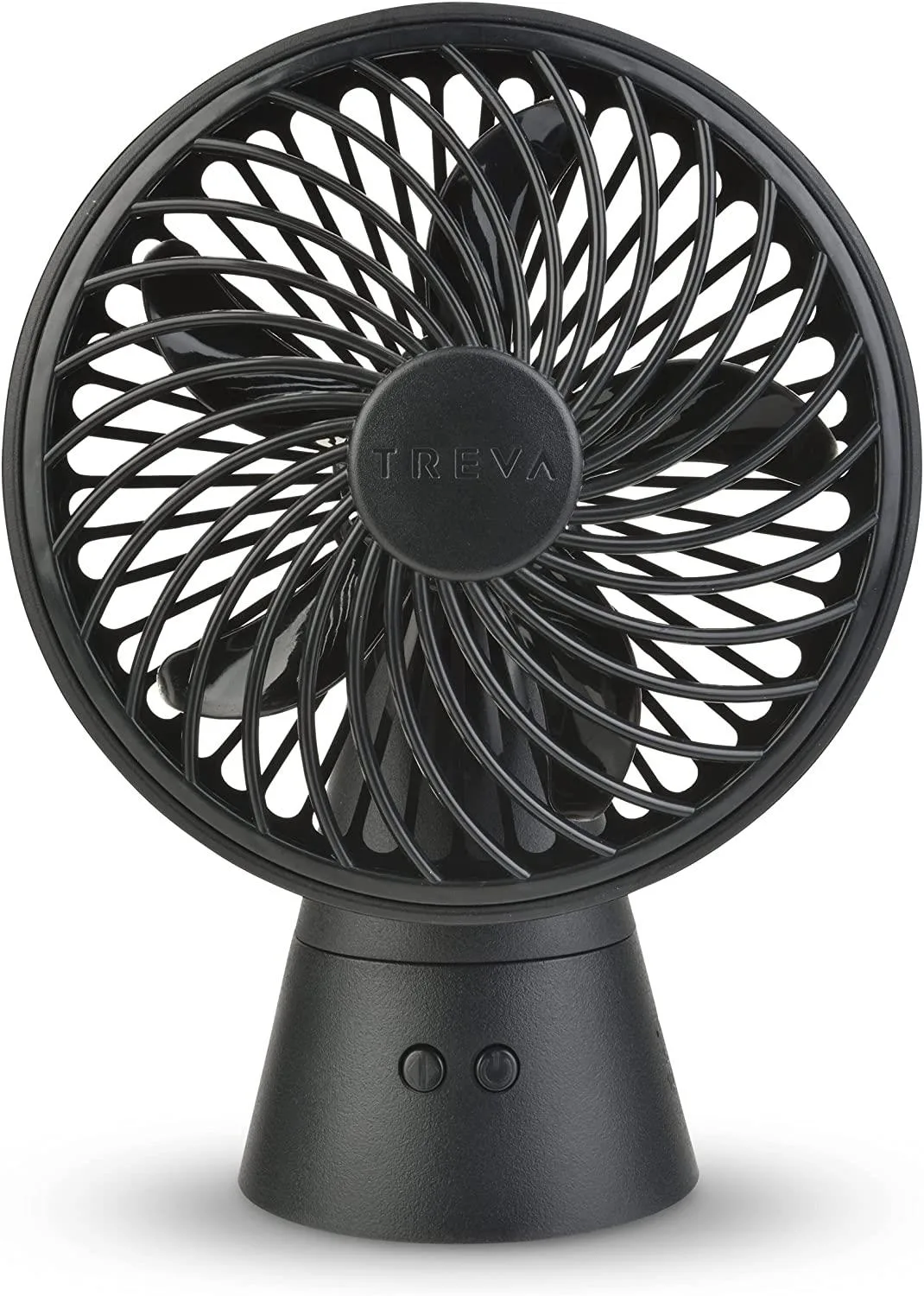 Treva 5" Rechargeable Oscillating Fan - Black
