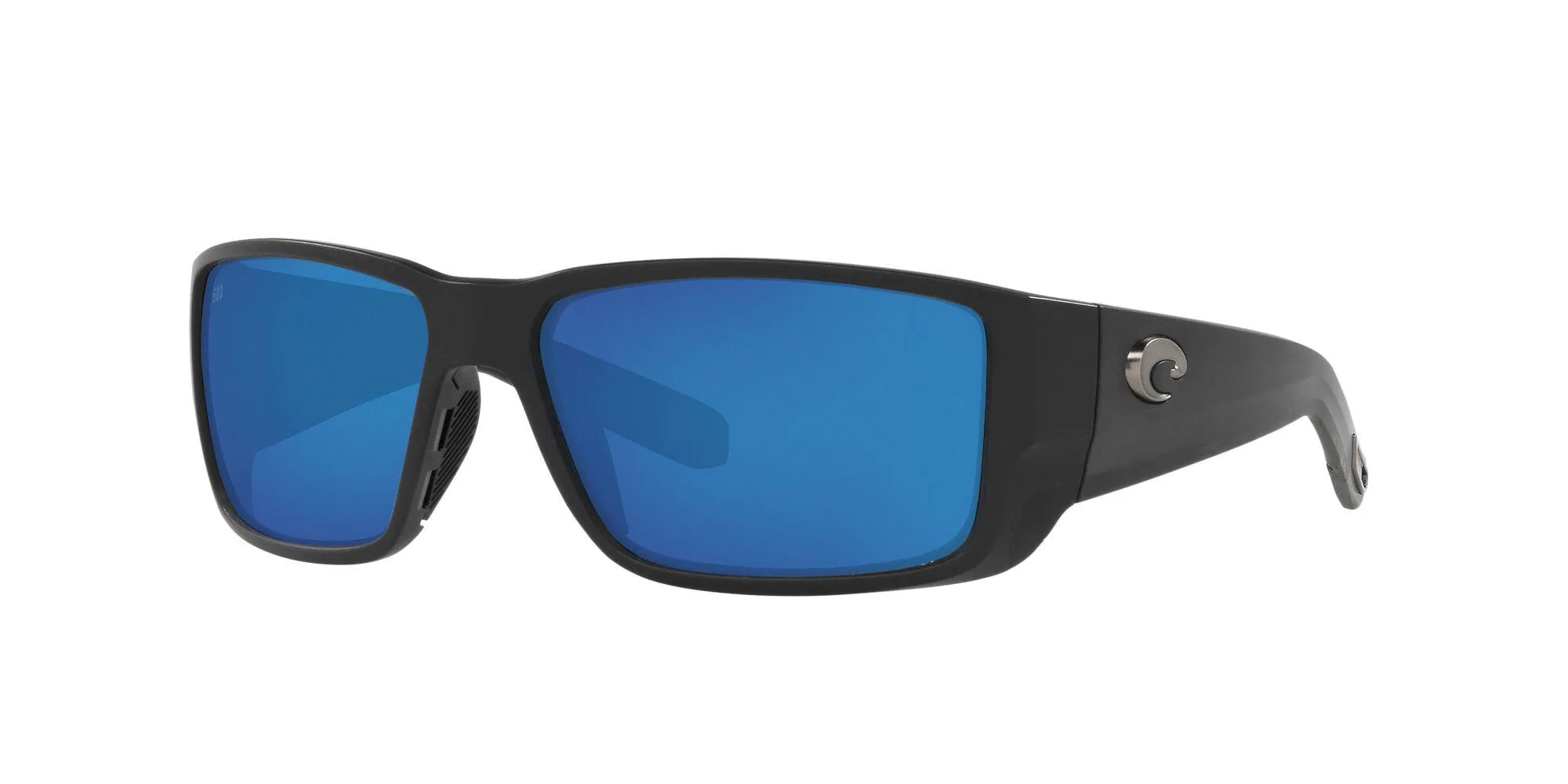Costa Del Mar Blackfin Pro Sunglasses - (Frame) Matte Black; (Lens) Blue Mirror 580G