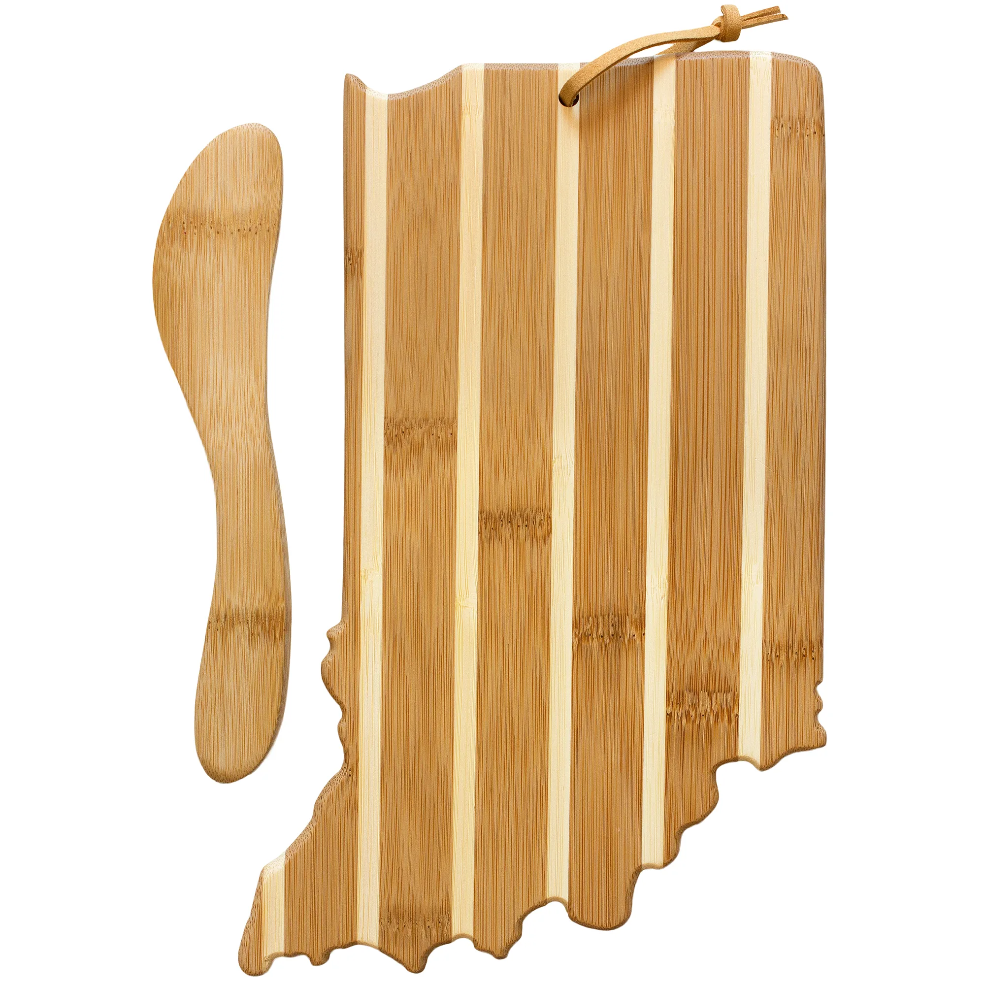 Indiana Charcuterie Board with Spreader Knife Gift Set view 2