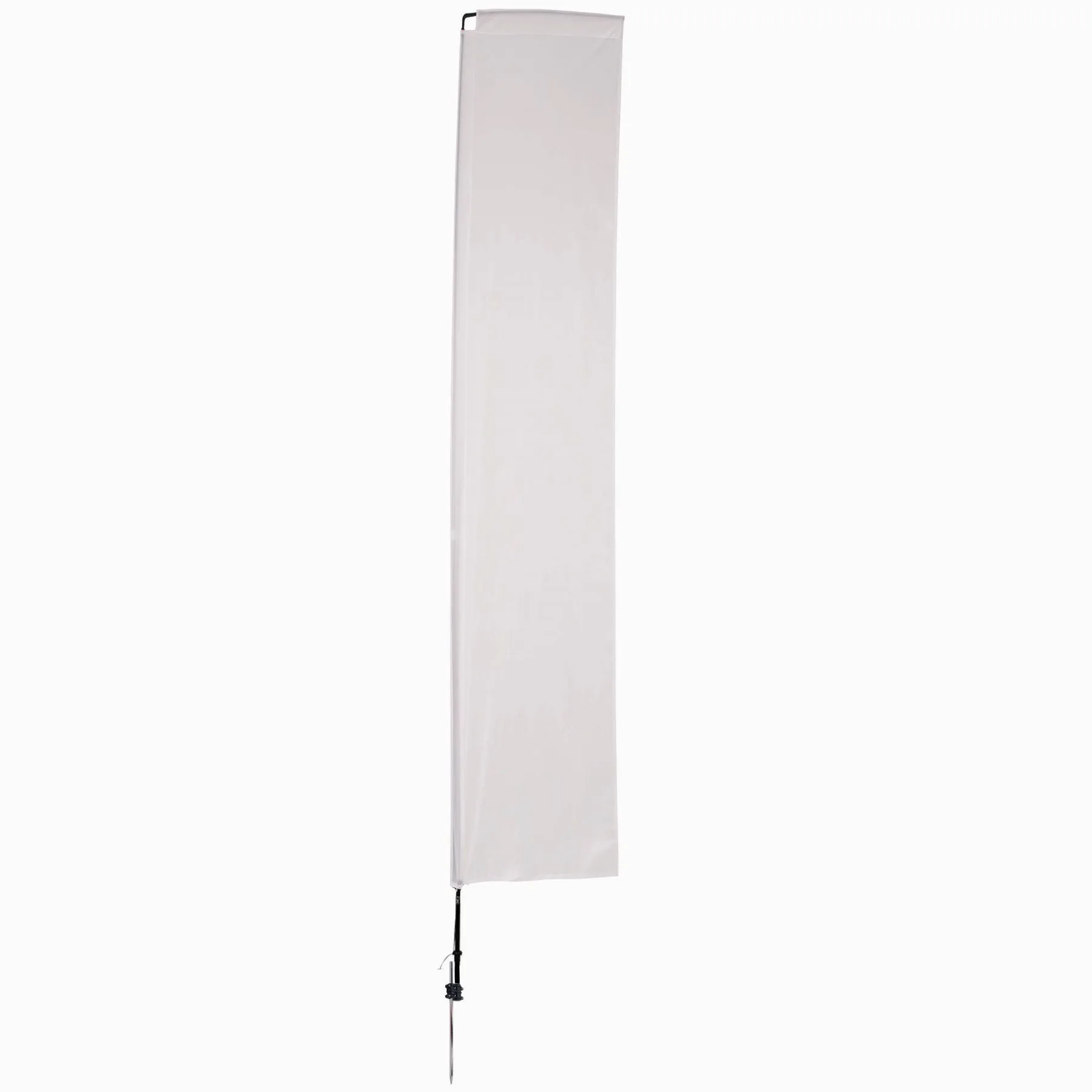 14.5' Streamline Rectangle Sail Sign Flag, 1-Sided, Spike view 2