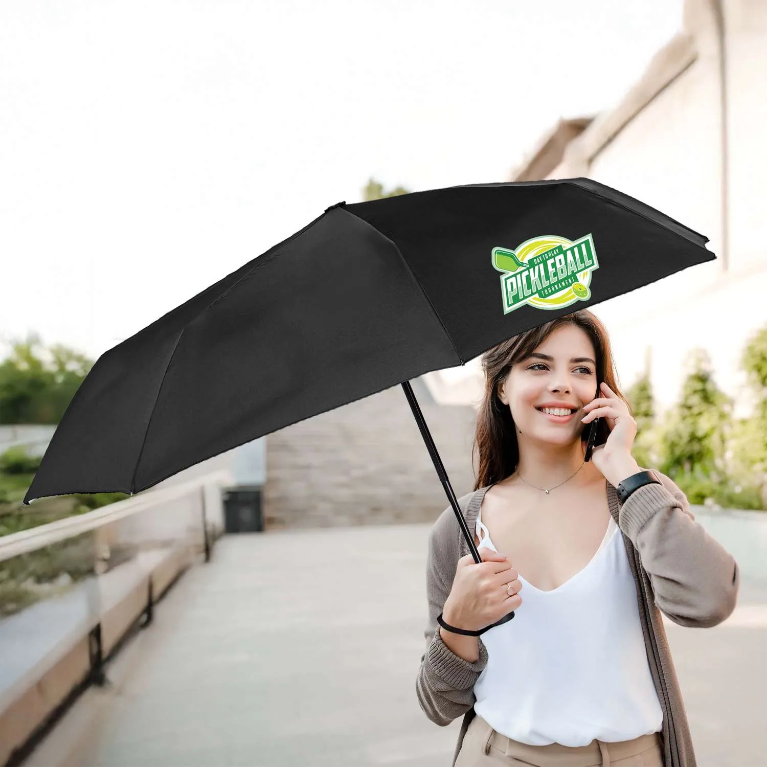 E-Z Fold Umbrella (2 Imprints) view 6