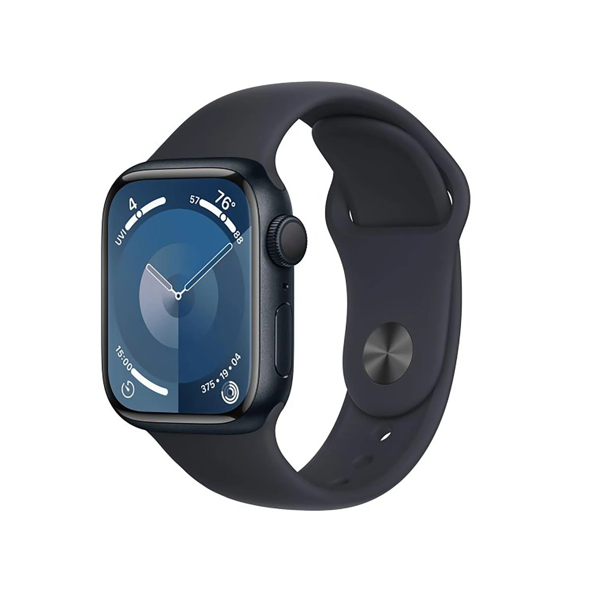 Apple Watch Series 9 Gps 41Mm Midnight Aluminum Case W/ Midnight S/M Sport Band