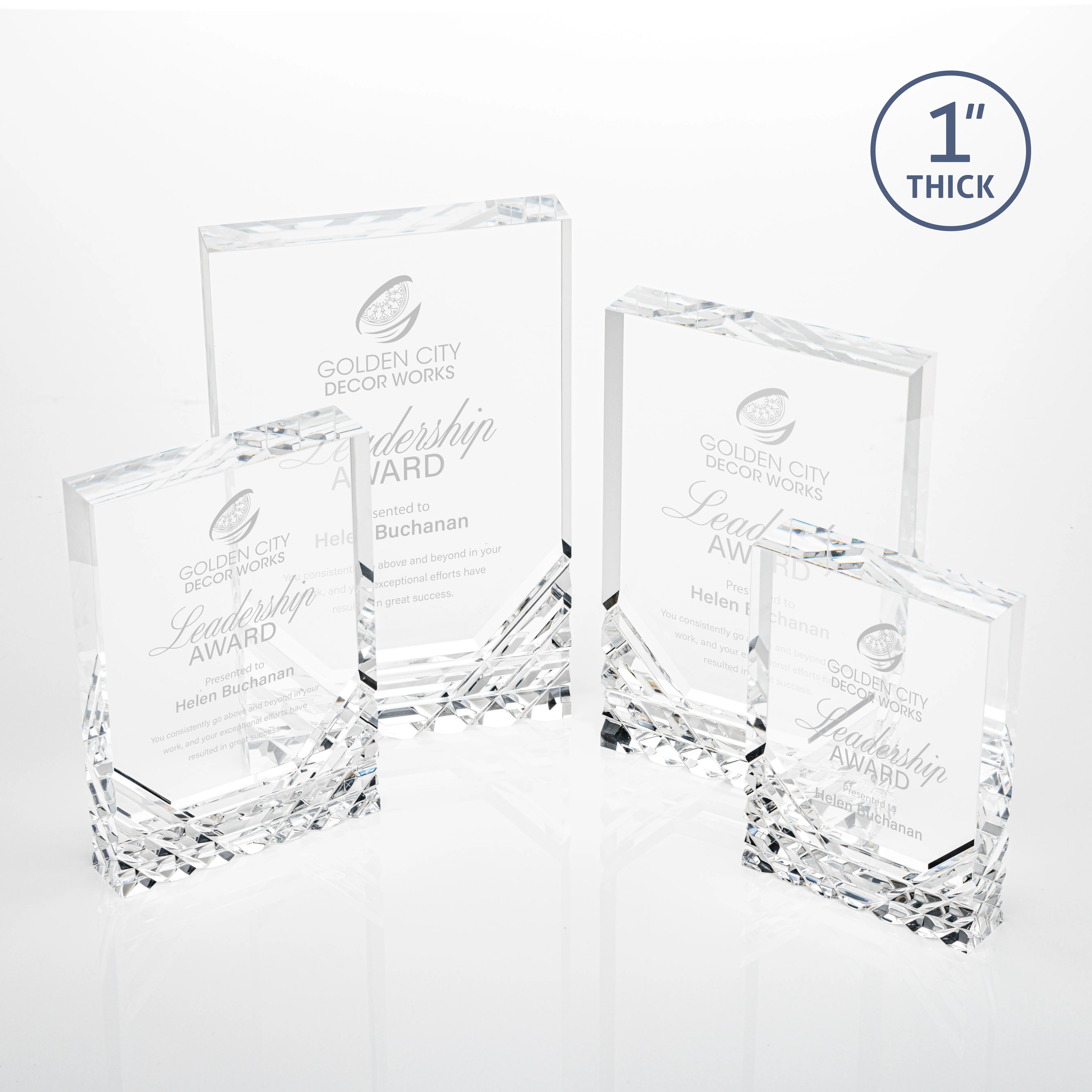 Laser Engraving, Clear