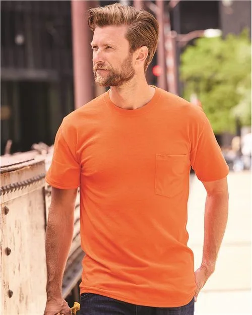 Hanes® Workwear Pocket T-Shirt view 6