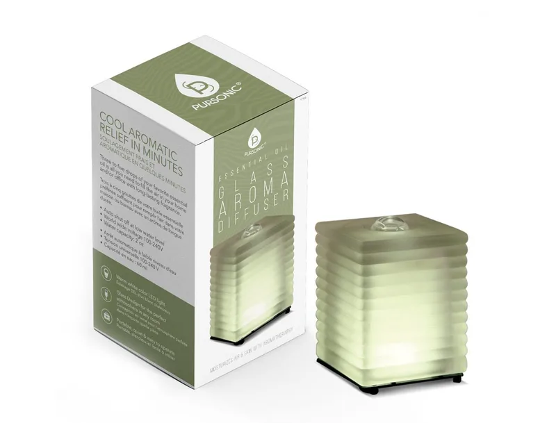 Pursonic Glass Essential Oil Aroma Diffuser